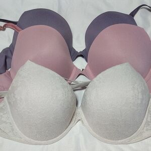 Lot Of 3 Victorias Secret Bras 34d